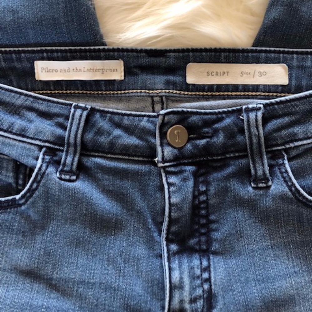 ANTHROPOLOGIE Pilcro Skinny Crops